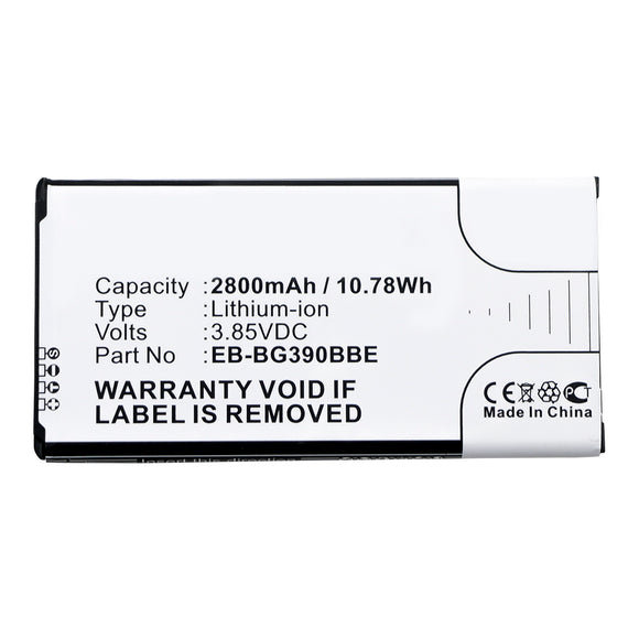 Batteries N Accessories BNA-WB-L13039 Cell Phone Battery - Li-ion, 3.85V, 2800mAh, Ultra High Capacity - Replacement for Samsung EB-BG390BBE Battery