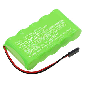 Batteries N Accessories BNA-WB-H18091 Remote Control Battery - Ni-MH, 6V, 2000mAh, Ultra High Capacity - Replacement for Futaba FUTM1484 Battery