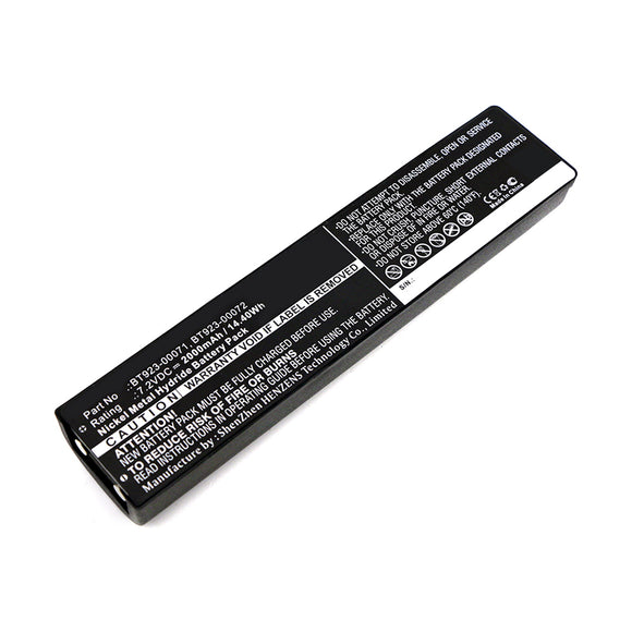 Batteries N Accessories BNA-WB-H11015 Remote Control Battery - Ni-MH, 7.2V, 2000mAh, Ultra High Capacity - Replacement for Cattron Theimeg BT923-00071 Battery