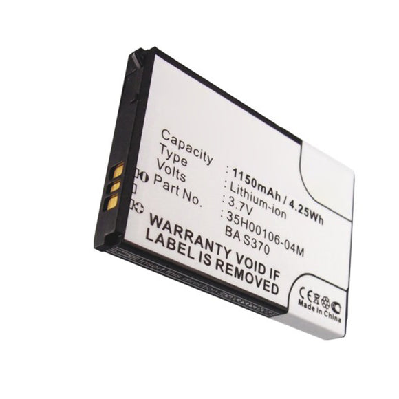 Batteries N Accessories BNA-WB-L15600 Cell Phone Battery - Li-ion, 3.7V, 1150mAh, Ultra High Capacity - Replacement for HTC 35H00106-01M Battery