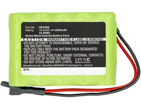 Batteries N Accessories BNA-WB-H8691 Vacuum Cleaners Battery - Ni-MH, 16.8V, 2000mAh, Ultra High Capacity Battery - Replacement for Euro-Pro XB780N Battery
