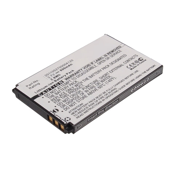 Batteries N Accessories BNA-WB-L14553 Cell Phone Battery - Li-ion, 3.7V, 800mAh, Ultra High Capacity - Replacement for Mobistel 2011050000000000 Battery