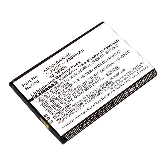 Batteries N Accessories BNA-WB-L16837 Cell Phone Battery - Li-ion, 3.7V, 2800mAh, Ultra High Capacity - Replacement for Philips AB3000AWMC Battery