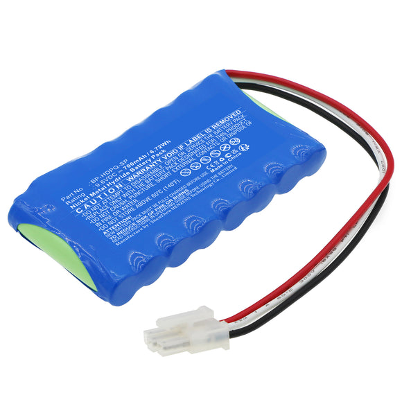 Batteries N Accessories BNA-WB-H17922 Equipment Battery - Ni-MH, 9.6V, 700mAh, Ultra High Capacity - Replacement for Dranetz BP-HDPQ-SP Battery