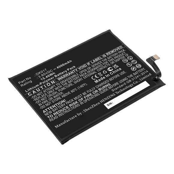 Batteries N Accessories BNA-WB-P17211 Cell Phone Battery - Li-Pol, 3.85V, 4000mAh, Ultra High Capacity - Replacement for Blackview  DK017 Battery