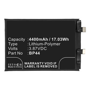 Batteries N Accessories BNA-WB-P14877 Cell Phone Battery - Li-Pol, 3.87V, 4400mAh, Ultra High Capacity - Replacement for Xiaomi BP44 Battery