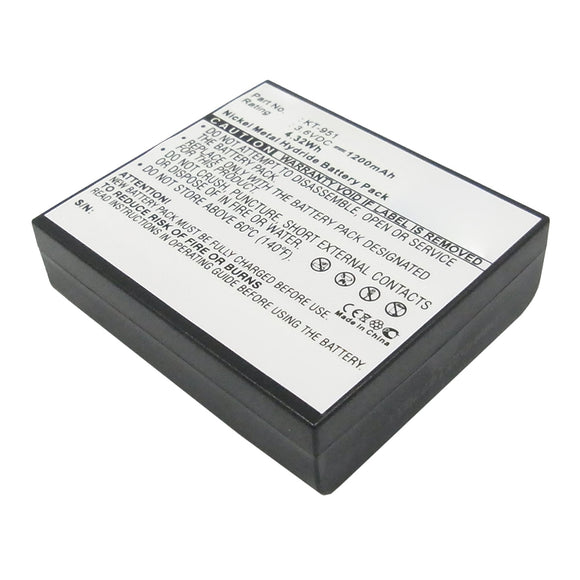 Batteries N Accessories BNA-WB-H15703 Cordless Phone Battery - Ni-MH, 3.6V, 1200mAh, Ultra High Capacity - Replacement for Hagenuk KT951 Battery