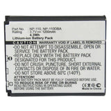 Batteries N Accessories BNA-WB-NP110 Digital Camera Battery - li-ion, 3.7V, 1200 mAh, Ultra High Capacity Battery - Replacement for Casio NP-110 Battery