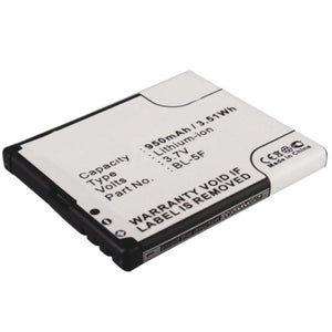 Batteries N Accessories BNA-WB-L3753 Cell Phone Battery - Li-ion, 3.7, 950mAh, Ultra High Capacity Battery - Replacement for Bea-fon MP-S-O Battery