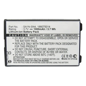 Batteries N Accessories BNA-WB-L16527 Cell Phone Battery - Li-ion, 3.7V, 1000mAh, Ultra High Capacity - Replacement for Sagem SA1N-SN4 Battery