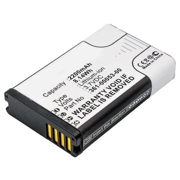 Batteries N Accessories BNA-WB-L8198 GPS Battery - Li-ion, 3.7V, 2200mAh, Ultra High Capacity - Replacement for Garmin 010-11599-00, 010-11654-03, 361-00053-00 Battery