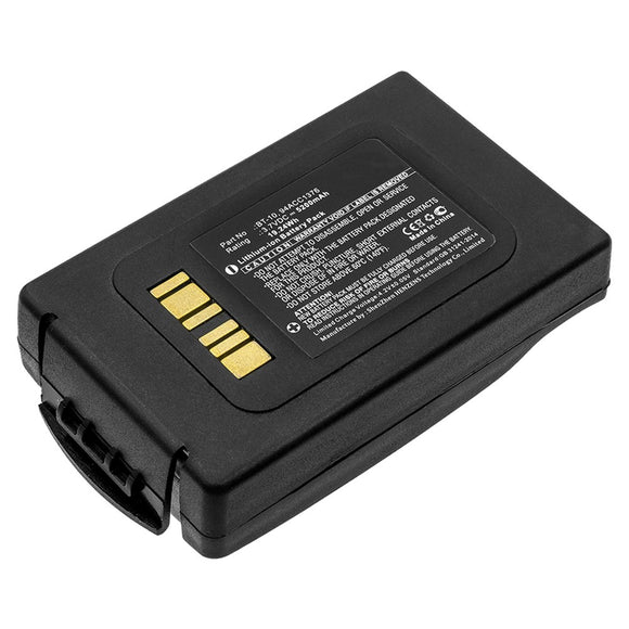 Batteries N Accessories BNA-WB-L8038 Barcode Scanner Battery - Li-ion, 3.7V, 5200mAh, Ultra High Capacity Battery - Replacement for Datalogic 94ACC1376, 94ACC1377, BT-10 Battery