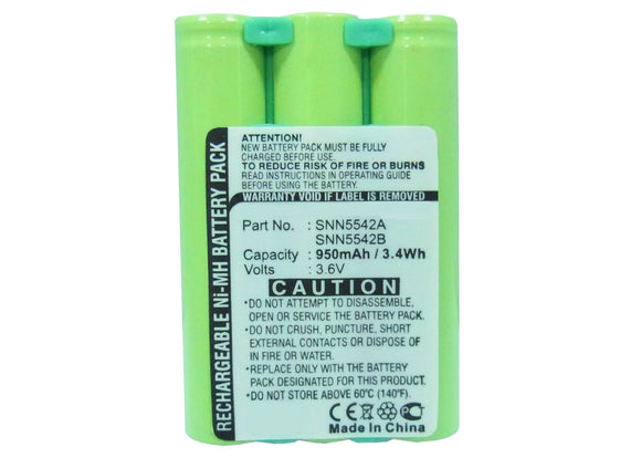 Batteries N Accessories BNA-WB-H8337 Cell Phone Battery - Ni-MH, 3.6V, 800mAh, Ultra High Capacity Battery - Replacement for Motorola SNN5542A, SNN5542B Battery