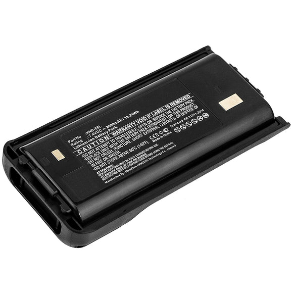 Batteries N Accessories BNA-WB-L1066 2-Way Radio Battery - Li-ion, 7.4, 2600mAh, Ultra High Capacity Battery - Replacement for Kenwood KNB-69L Battery