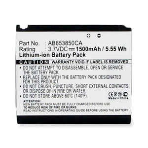 Batteries N Accessories BNA-WB-BLI 1024-1.5 Cell Phone Battery - Li-Ion, 3.7V, 1500 mAh, Ultra High Capacity Battery - Replacement for Samsung SPH-M900 Battery