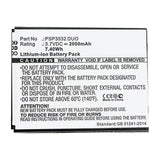 Batteries N Accessories BNA-WB-L14846 Cell Phone Battery - Li-ion, 3.7V, 2000mAh, Ultra High Capacity - Replacement for Prestigio PSP3532 DUO Battery