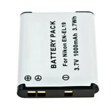 Batteries N Accessories BNA-WB-L9022 Digital Camera Battery - Li-ion, 3.7V, 700mAh, Ultra High Capacity - Replacement for Nikon EN-EL19 Battery