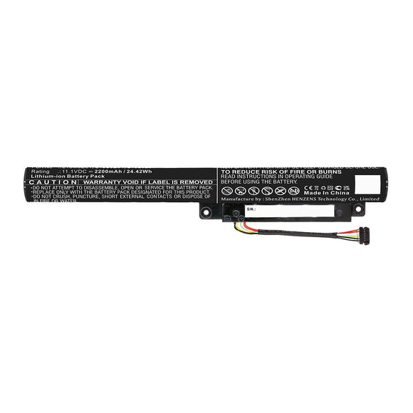 Batteries N Accessories BNA-WB-L12538 Laptop Battery - Li-ion, 11.1V, 2200mAh, Ultra High Capacity - Replacement for Lenovo L13L3Z61 Battery