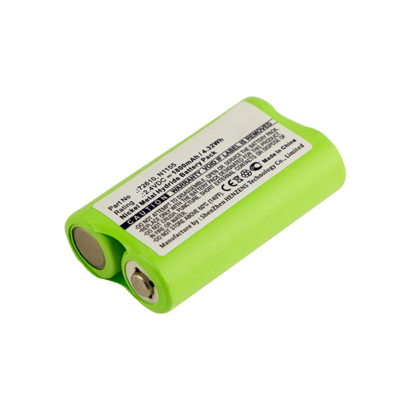 Batteries N Accessories BNA-WB-H14255 Medical Battery - Ni-MH, 2.4V, 1800mAh, Ultra High Capacity - Replacement for Welch-Allyn 72610 Battery