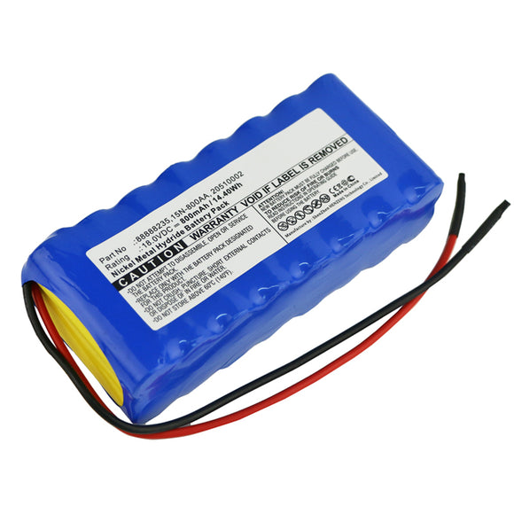 Batteries N Accessories BNA-WB-H11475 Medical Battery - Ni-MH, 18V, 800mAh, Ultra High Capacity - Replacement for GE 88888235 Battery