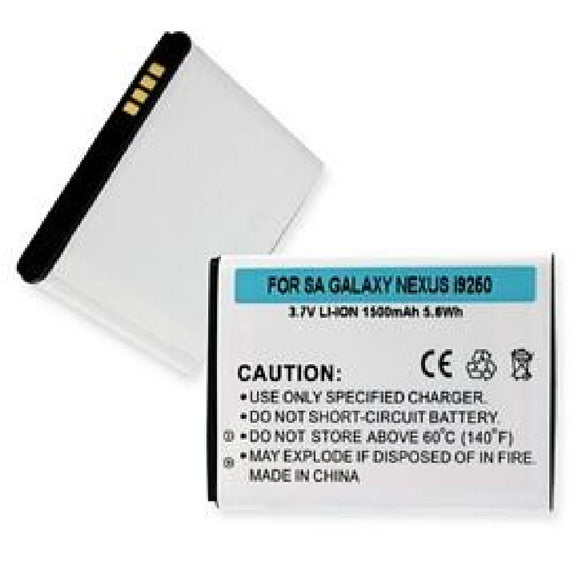 Batteries N Accessories BNA-WB-BLI-1259-1.5 Cell Phone Battery - Li-Ion, 3.7V, 1500 mAh, Ultra High Capacity Battery - Replacement for Samsung GT-I9250 Battery