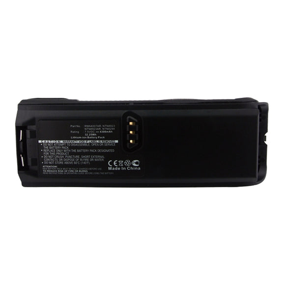 Batteries N Accessories BNA-WB-L14392 2-Way Radio Battery - Li-ion, 7.5V, 4300mAh, Ultra High Capacity - Replacement for Motorola BP8299MHUC Battery