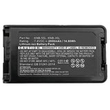 Batteries N Accessories BNA-WB-L1062 2-Way Radio Battery - Li-ion, 7.4, 2000mAh, Ultra High Capacity Battery - Replacement for Kenwood KNB-24L Battery