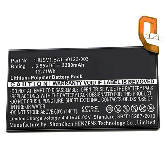 Batteries N Accessories BNA-WB-P8260 Cell Phone Battery - Li-Pol, 3.85V, 3300mAh, Ultra High Capacity Battery - Replacement for BlackBerry BAT-60122-003, HUSV1 Battery