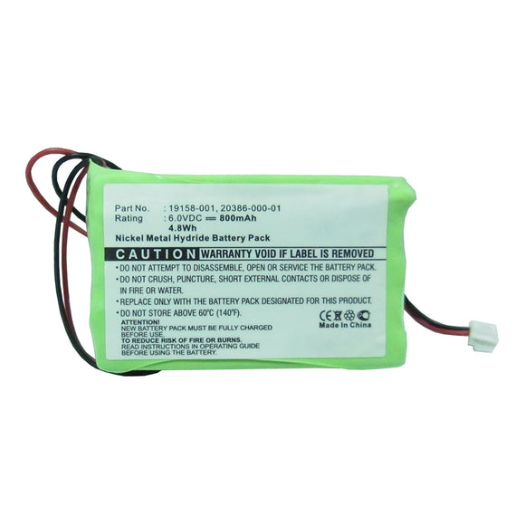 Batteries N Accessories BNA-WB-H14438 Barcode Scanner Battery - Ni-MH, 6V, 800mAh, Ultra High Capacity - Replacement for Symbol 19158-001 Battery