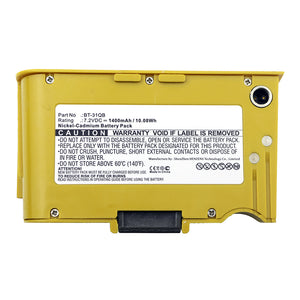 Batteries N Accessories BNA-WB-C13389 Equipment Battery - Ni-CD, 7.2V, 1400mAh, Ultra High Capacity - Replacement for Topcon BT-31Q Battery