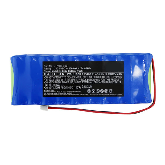 Batteries N Accessories BNA-WB-H10780 Medical Battery - Ni-MH, 12V, 2000mAh, Ultra High Capacity - Replacement for Angel HYHB-762 Battery