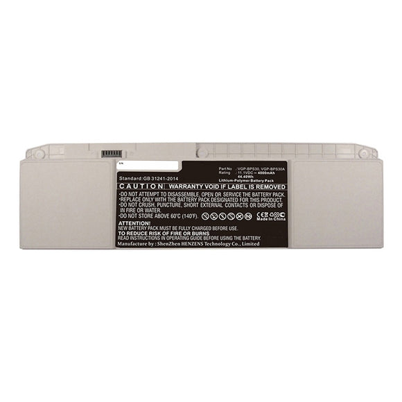 Batteries N Accessories BNA-WB-P9683 Laptop Battery - Li-Pol, 11.1V, 4000mAh, Ultra High Capacity - Replacement for Sony VGP-BPS30 Battery