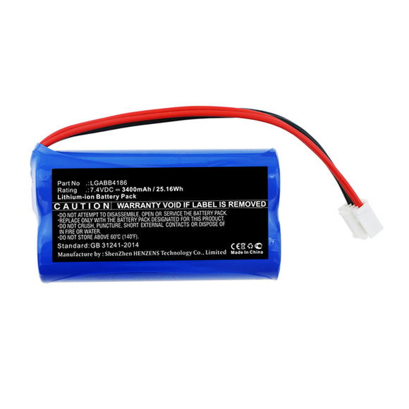 Batteries N Accessories BNA-WB-L16269 Remote Control Battery - Li-ion, 7.4V, 3400mAh, Ultra High Capacity - Replacement for DJI LGABB4186 Battery