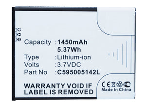 Batteries N Accessories BNA-WB-L3197 Cell Phone Battery - Li-Ion, 3.7V, 1450 mAh, Ultra High Capacity Battery - Replacement for Blu C595005142L Battery