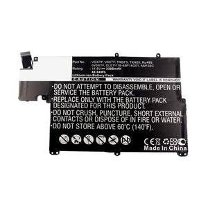 Batteries N Accessories BNA-WB-L10634 Laptop Battery - Li-ion, 14.8V, 3300mAh, Ultra High Capacity - Replacement for Dell TKN25 Battery