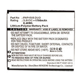 Batteries N Accessories BNA-WB-P14845 Cell Phone Battery - Li-Pol, 3.8VV, 1700mAh, Ultra High Capacity - Replacement for Prestigio PAP4505 DUO Battery
