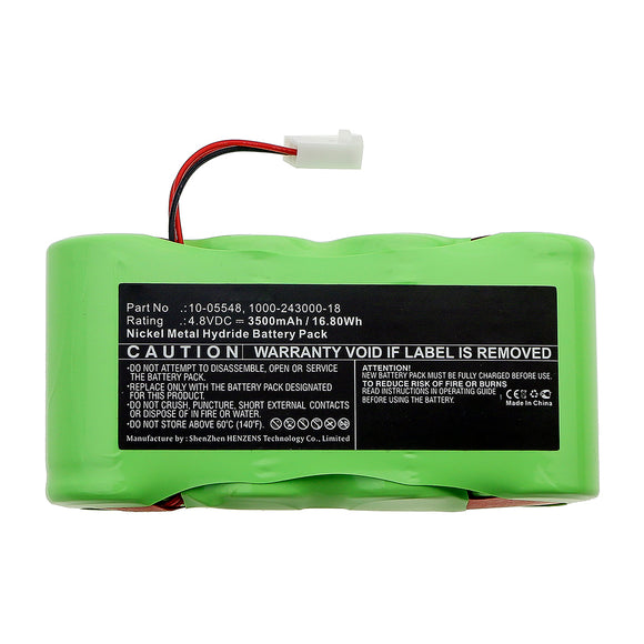 Batteries N Accessories BNA-WB-H15749 Equipment Battery - Ni-MH, 4.8V, 3500mAh, Ultra High Capacity - Replacement for Geo-Fennel 1000-243000-18 Battery