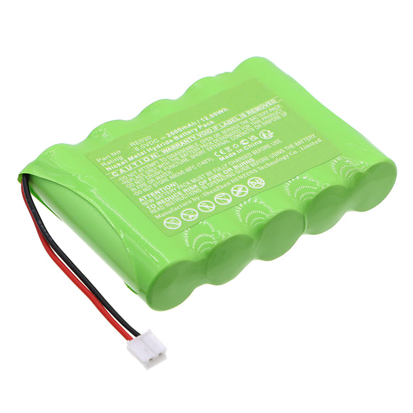 Batteries N Accessories BNA-WB-H18822 Security and Safety Battery - Ni-MH, 6V, 2000mAh, Ultra High Capacity - Replacement for Alula RE030 Battery