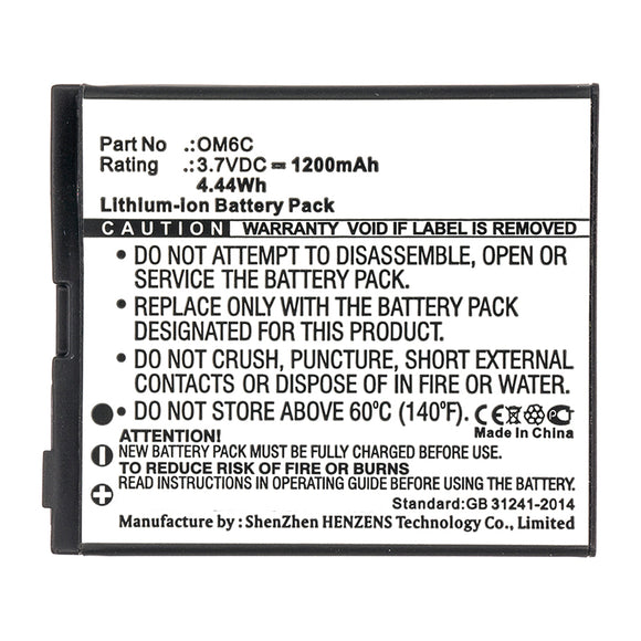 Batteries N Accessories BNA-WB-L14593 Cell Phone Battery - Li-ion, 3.7V, 1200mAh, Ultra High Capacity - Replacement for Motorola HH06 Battery