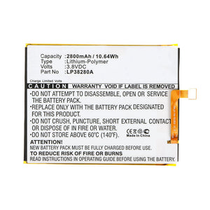 Batteries N Accessories BNA-WB-P12039 Cell Phone Battery - Li-Pol, 3.8V, 2800mAh, Ultra High Capacity - Replacement for Hisense LP38280A Battery