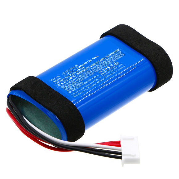 Batteries N Accessories BNA-WB-L18844 Speaker Battery - Li-ion, 7.4V, 3350mAh, Ultra High Capacity - Replacement for Sony 9-301-005-96 Battery