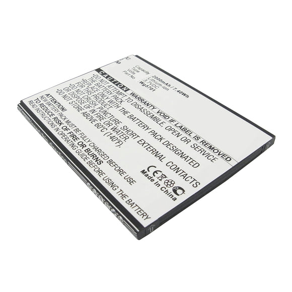 Batteries N Accessories BNA-WB-L11476 Cell Phone Battery - Li-ion, 3.7V, 2000mAh, Ultra High Capacity - Replacement for GFive WG5701 Battery