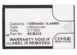 Batteries N Accessories BNA-WB-L8268 Cell Phone Battery - Li-ion, 3.7V, 1200mAh, Ultra High Capacity Battery - Replacement for Doro RCB215, RCB405 Battery