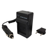 Batteries N Accessories BNA-WB-176 Camcorder Battery Charger - Replacement for Canon CG-300 Charger, Compatible with Canon BP-208 and BP-308 Battery - 110/220V Fold-in Plug with Car & EU adapters