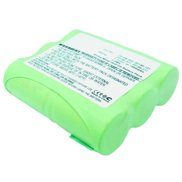Batteries N Accessories BNA-WB-H1276 Barcode Scanner Battery - Ni-MH, 7.2V, 1000 mAh, Ultra High Capacity Battery - Replacement for Symbol 253184 Battery