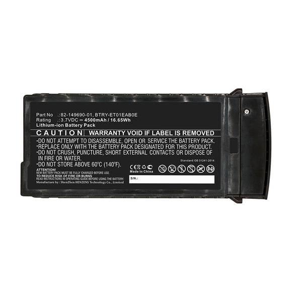 Batteries N Accessories BNA-WB-L15396 Tablet Battery - Li-ion, 3.7V, 4500mAh, Ultra High Capacity - Replacement for Motorola 82-149690-01 Battery