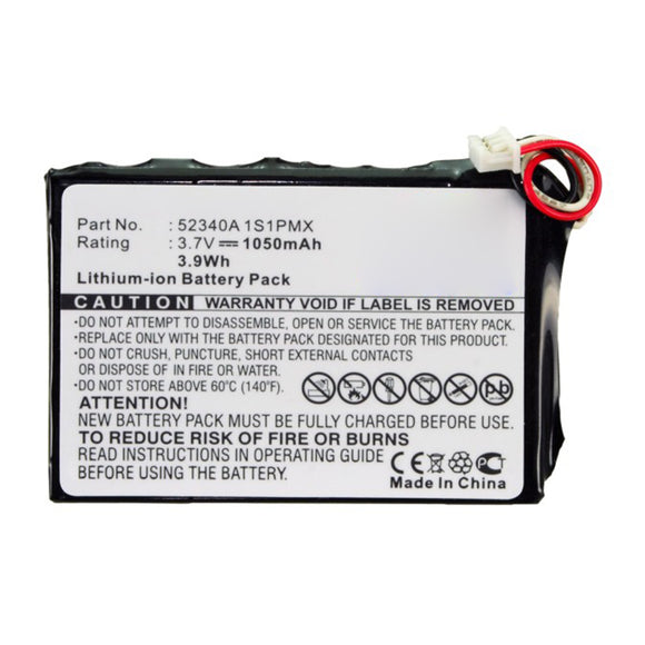Batteries N Accessories BNA-WB-L14214 GPS Battery - Li-ion, 3.7V, 1050mAh, Ultra High Capacity - Replacement for VDO Dayton 52340A 1S1PMX Battery