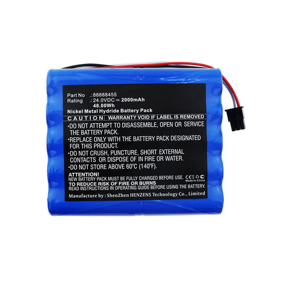Batteries N Accessories BNA-WB-H13588 Medical Battery - Ni-MH, 24V, 2000mAh, Ultra High Capacity - Replacement for ResMed 88888455 Battery