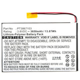 Batteries N Accessories BNA-WB-P5192 Tablets Battery - Li-Pol, 3.8V, 3650 mAh, Ultra High Capacity Battery - Replacement for RCA PT3867103 Battery