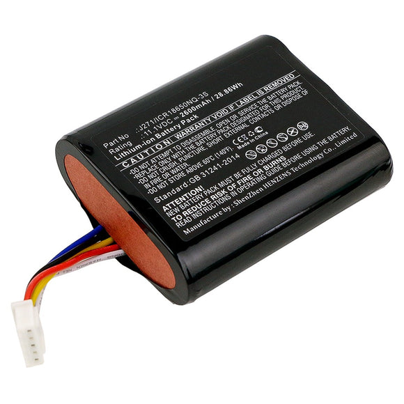 Batteries N Accessories BNA-WB-L11062 Speaker Battery - Li-ion, 11.1V, 2600mAh, Ultra High Capacity - Replacement for Bowers & Wilkins J271/ICR18650NQ-3S Battery